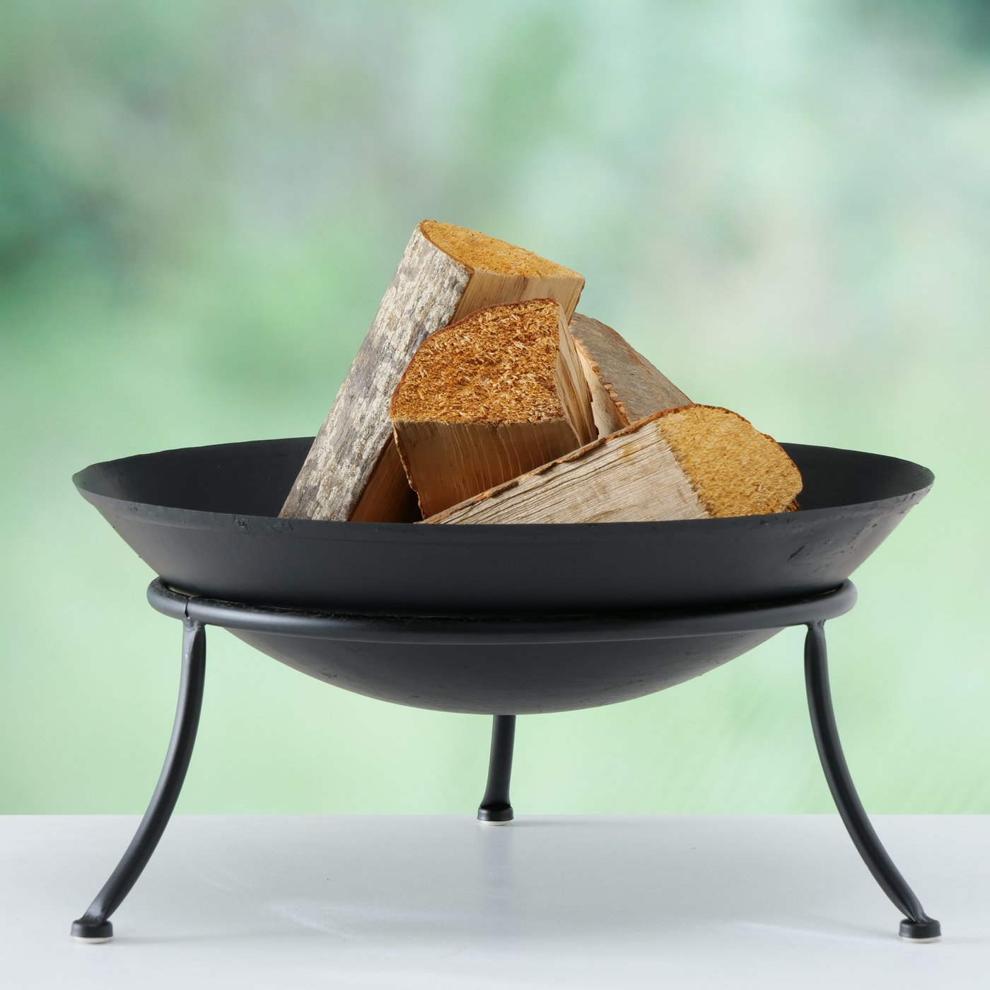 Fire bowl Ø 47 cm fire basket iron metal black bowl fire fireplace