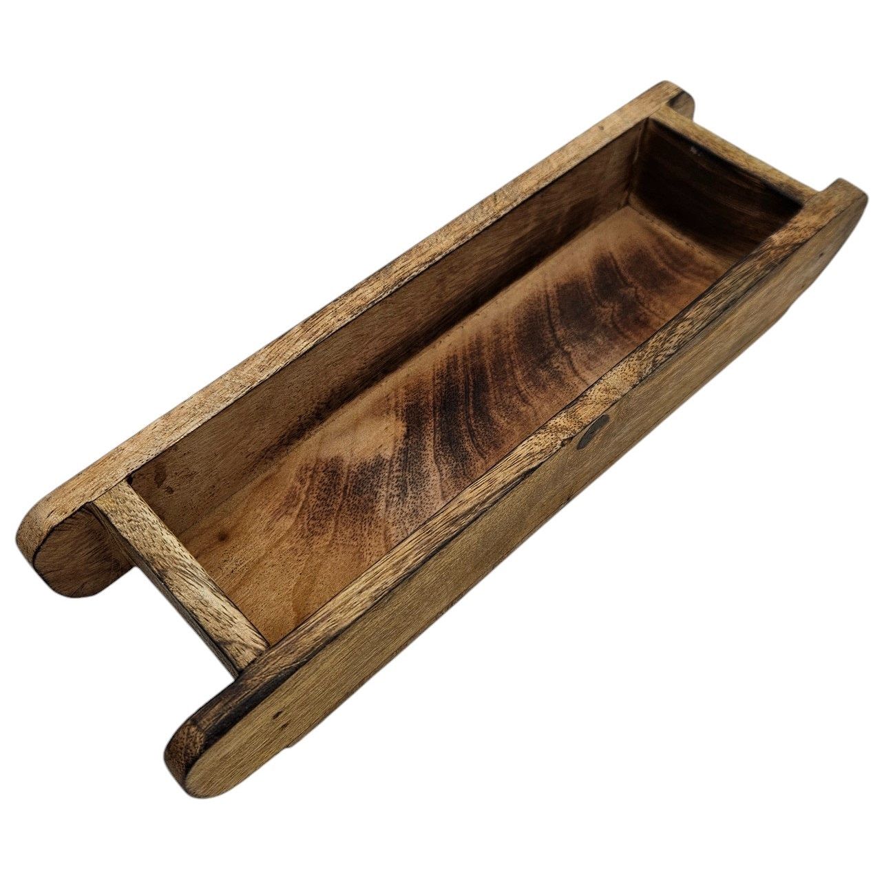 Wooden box brick shape mango wood brick shape box country house wooden box small 30x9 cm