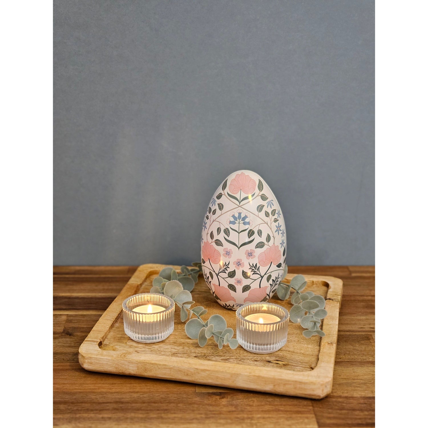 Tray mango wood wooden tray mango wood plate decoration brown light brown 24x24 cm