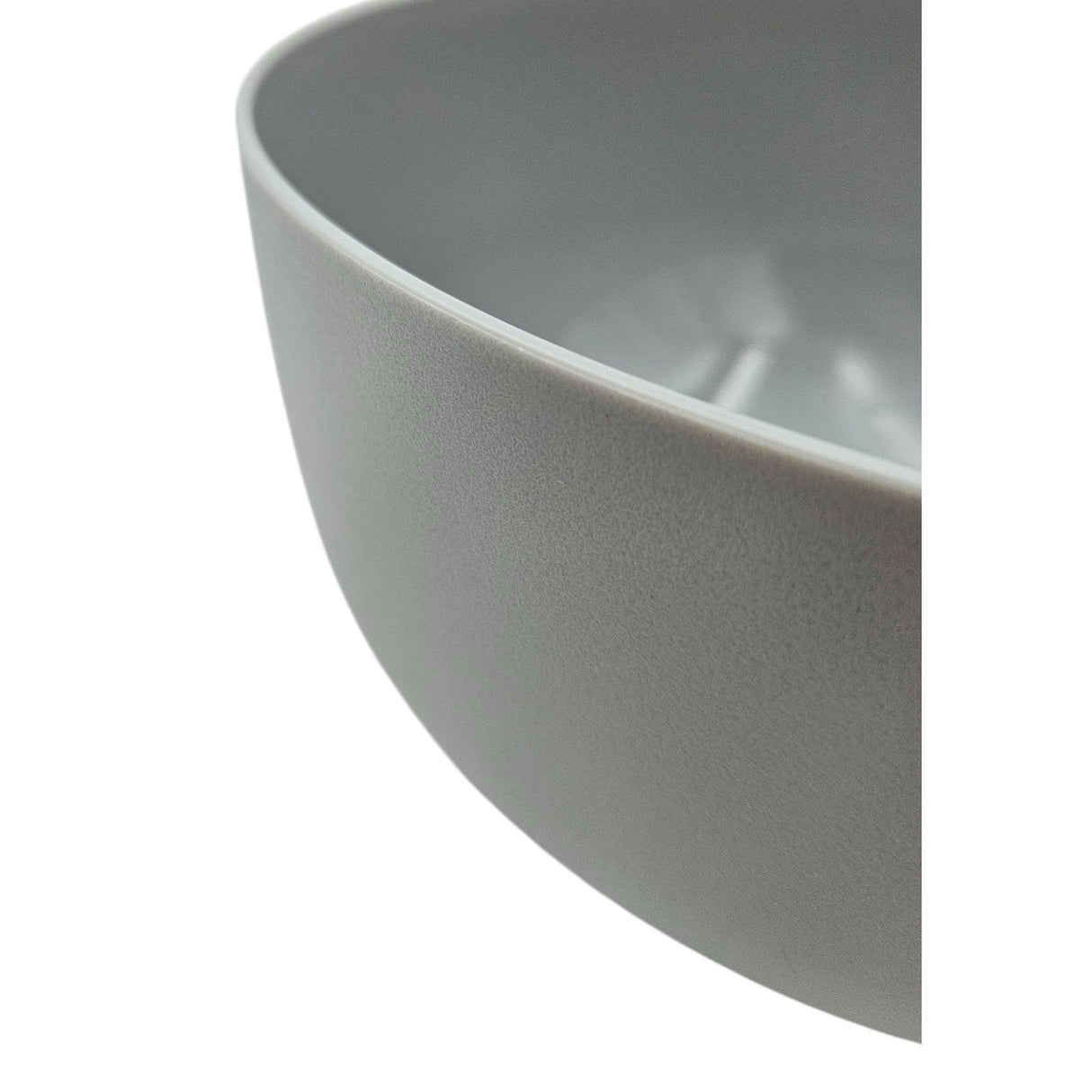 Salad bowl with cutlery bamboo grey 23 cm wooden salad cutlery grey