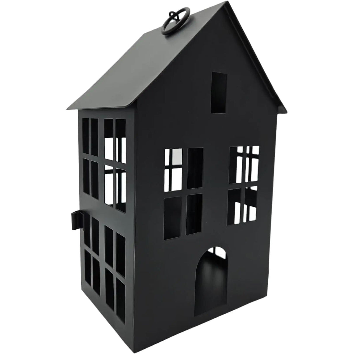 House metal black decoration myposten 3 set lanterns wind light