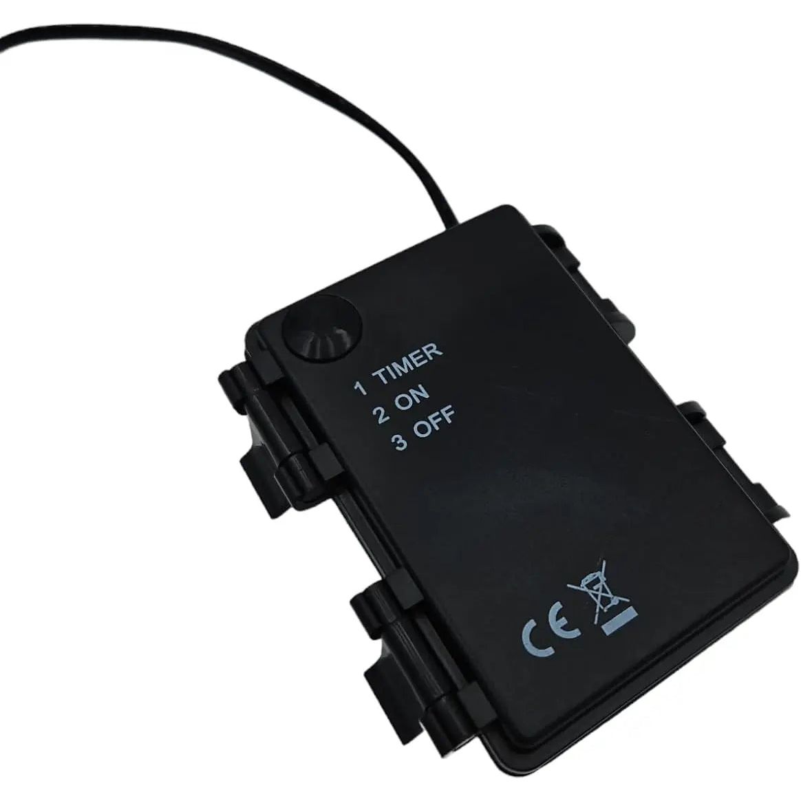 Star curtain light chain LED timer battery 80x85 cm