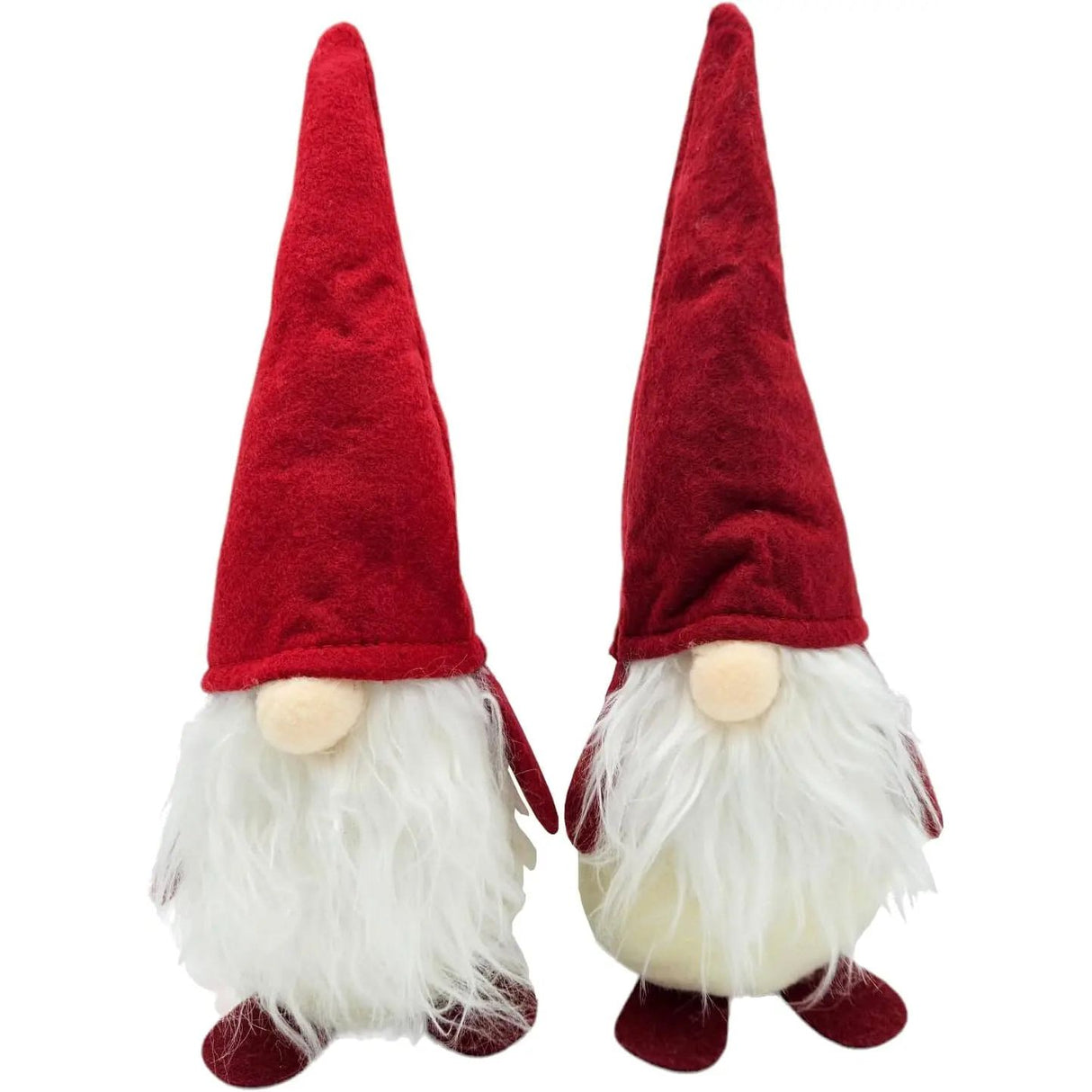 2x gnome felt Christmas gnome Christmas decoration doorstop Santa Claus 30 cm