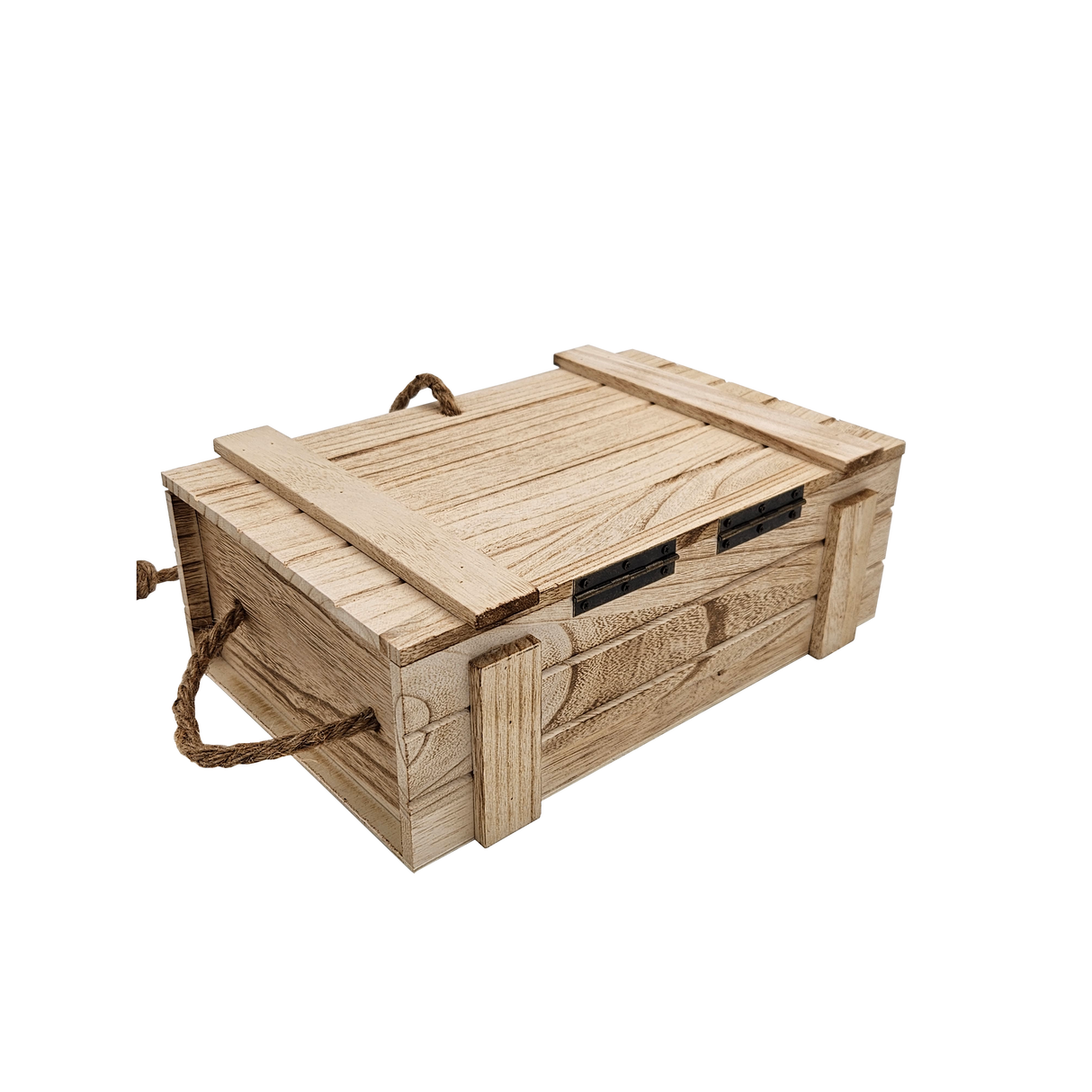 Wooden box with lid box treasure chest treasure chest brown with lid