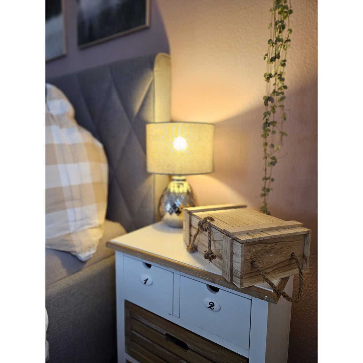 Wooden box with lid box treasure chest treasure chest brown with lid