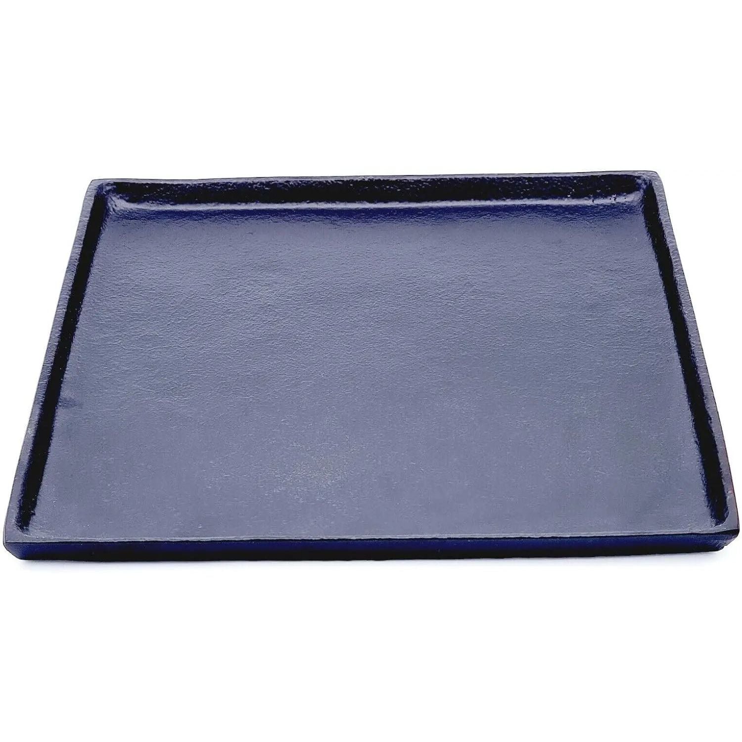 Decorative plate black decorative bowl metal plate bowl aluminum decoration 30x30 cm