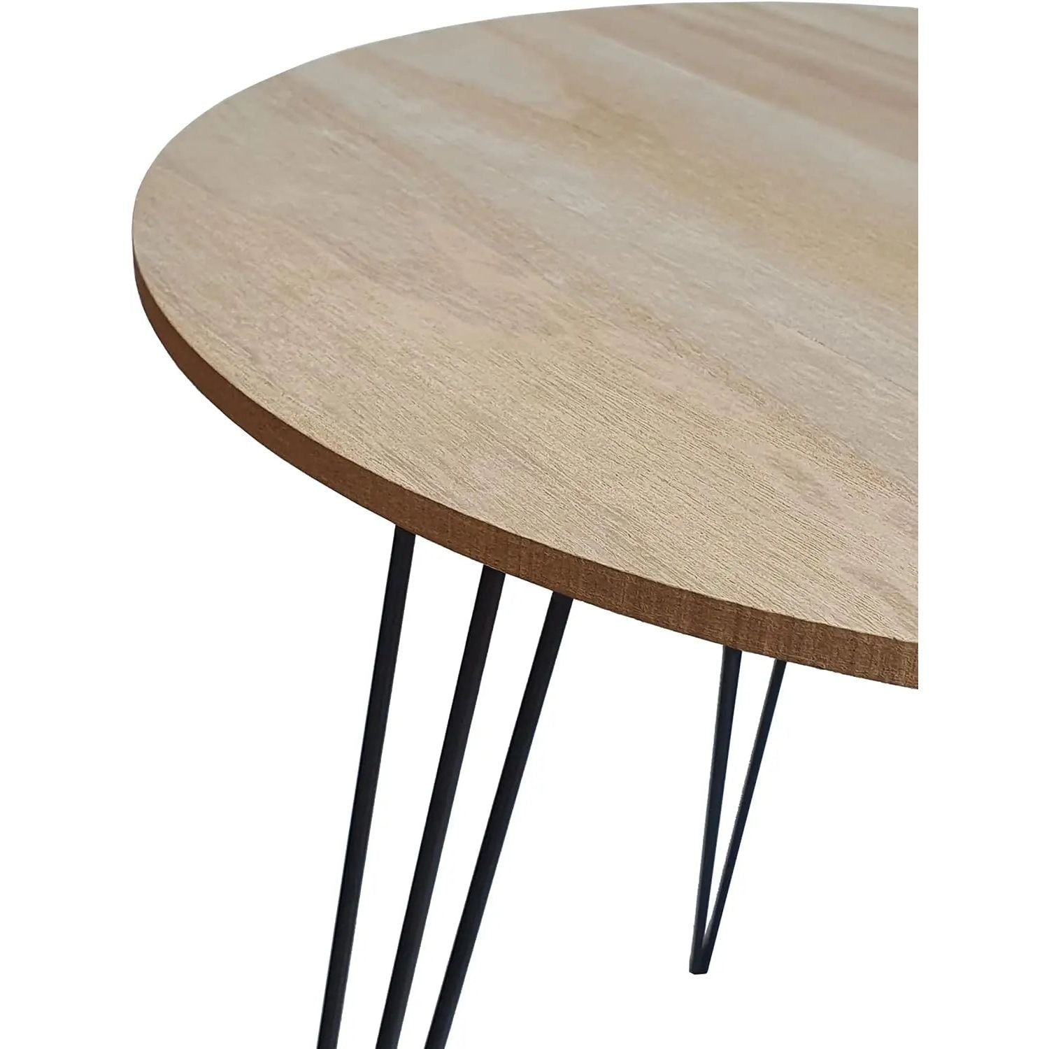 Side table coffee table round wood metal table bedside table wooden table Ø 40 cm