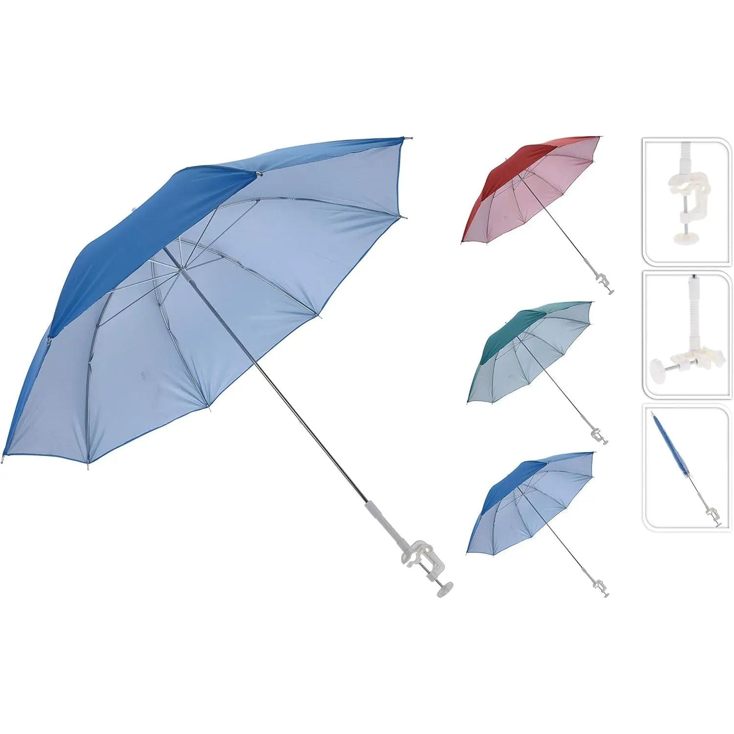 Parasol for buggy sun lounger balcony umbrella stroller Ø 100 cm