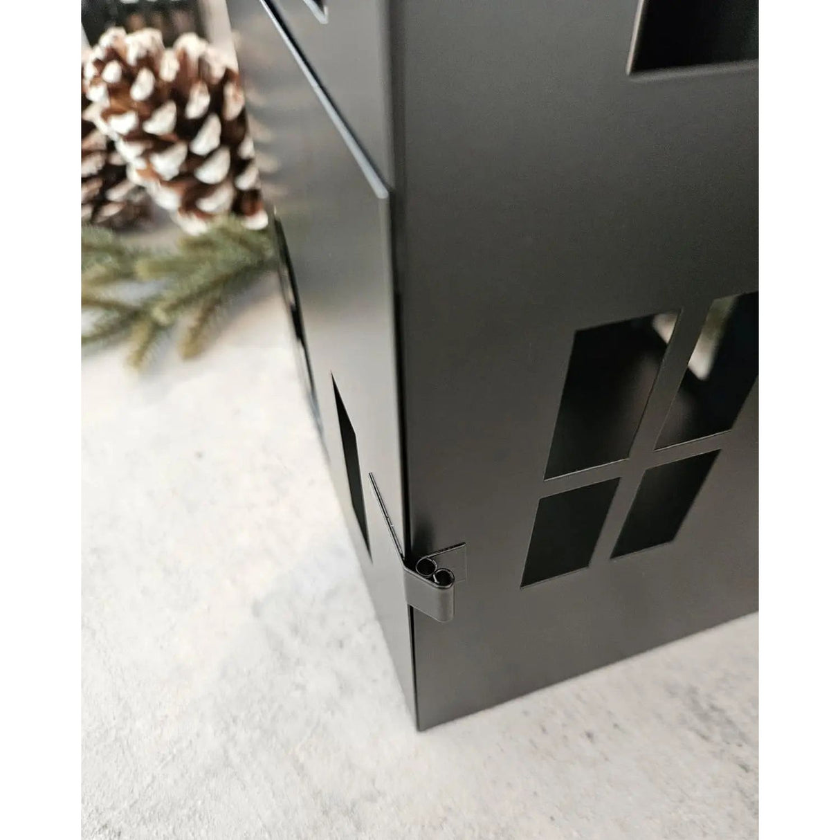 House metal black decoration myposten 3 set lanterns wind light