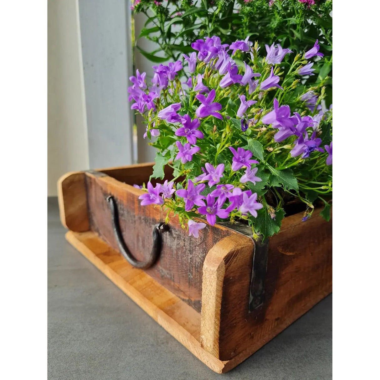 Tray brick-shaped box wooden box recycled wood country house box 31x25 cm