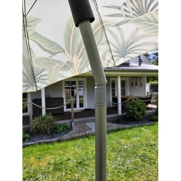 Parasol khaki green Ø 178 cm umbrella balcony umbrella beach umbrella UV protection UPF