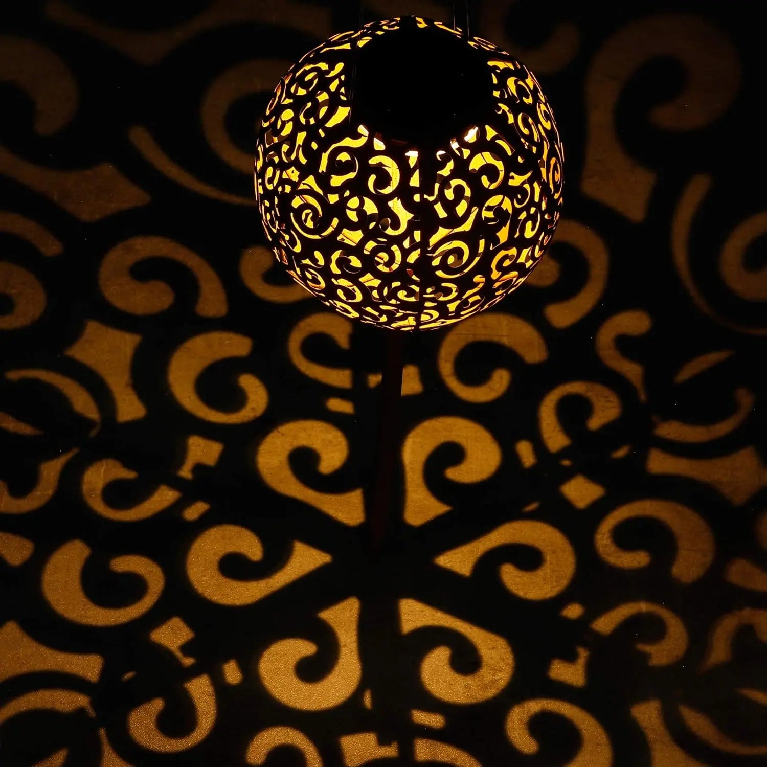 Solar light garden stake rust 53 cm LED lamp solar ball