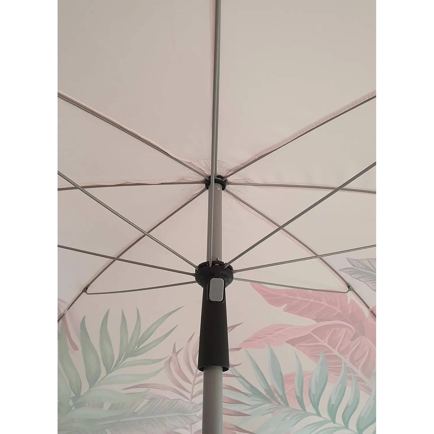 Parasol beach umbrella UV protection 40+ umbrella balcony umbrella Ø 175 cm pink