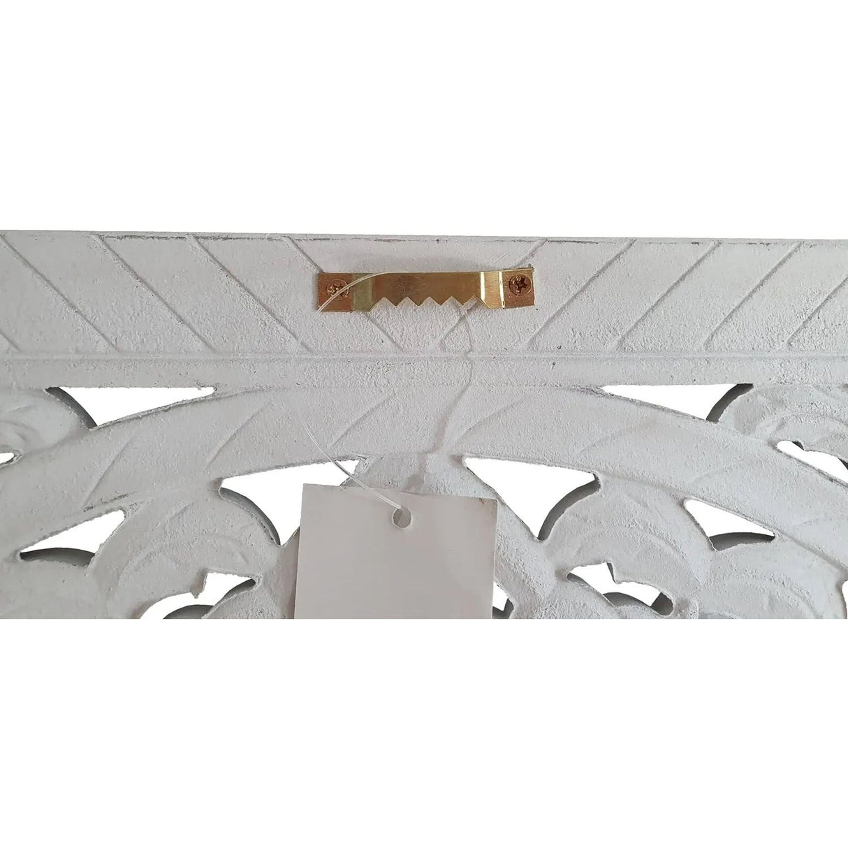 Wall ornament wood white shabby country house ornament wooden ornament wooden picture 40x40 cm