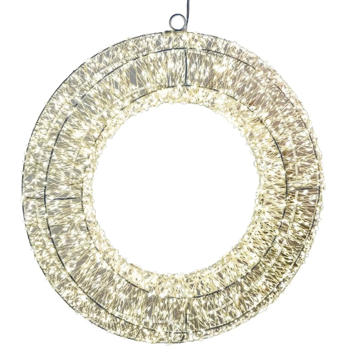 Wreath LED timer Christmas wreath door wreath Christmas decoration warm white in&outdoor 38cm