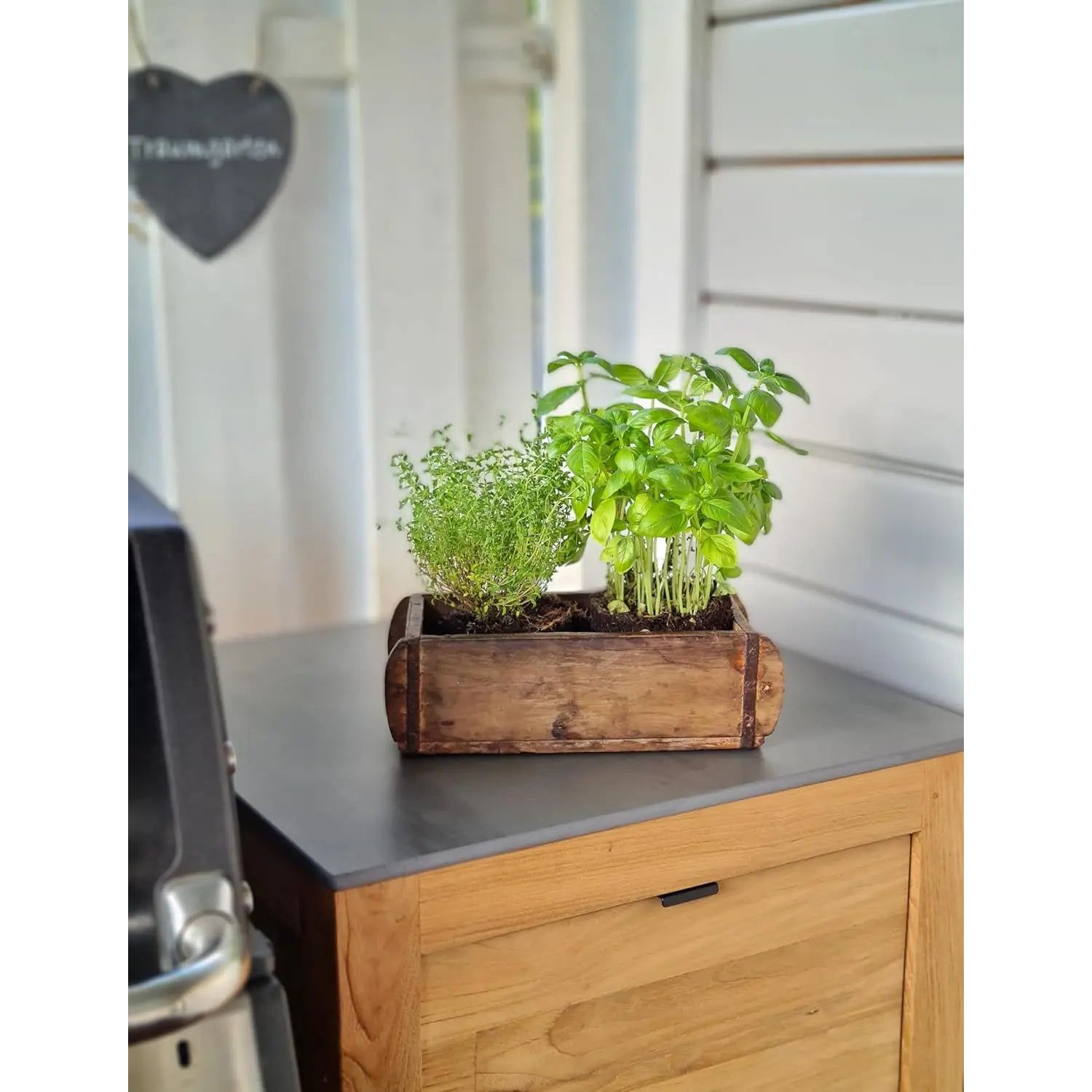 Wooden box brick shape brick shape box recycled wood box 30 cm