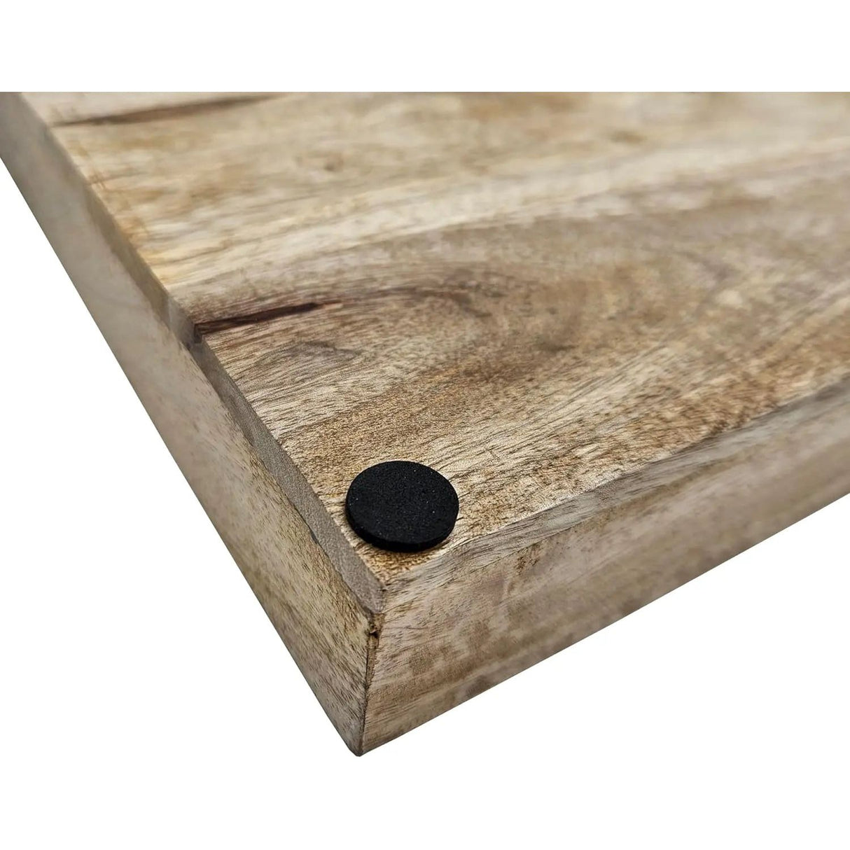 Tablett Mangoholz Dekotablett massives Holz Tischdeko Serviertablett 30 x 30 cm