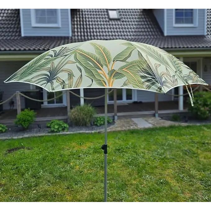 Parasol khaki green Ø 178 cm umbrella balcony umbrella beach umbrella UV protection UPF