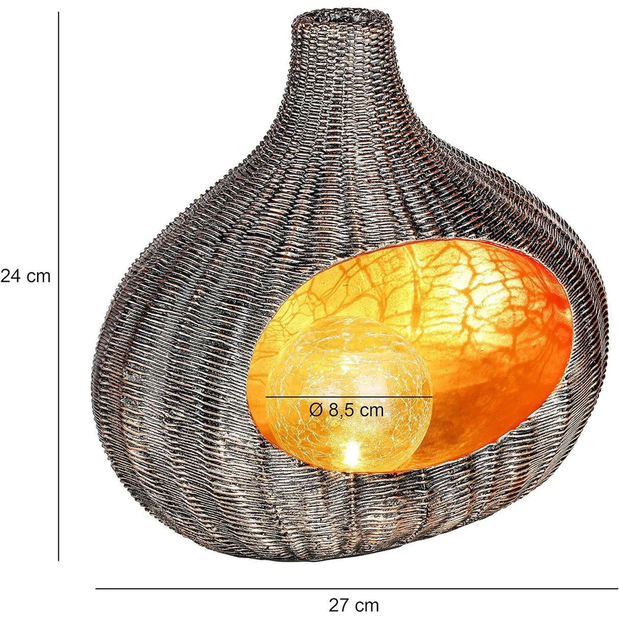Solar light MALI solar lamp warm white garden balcony lantern