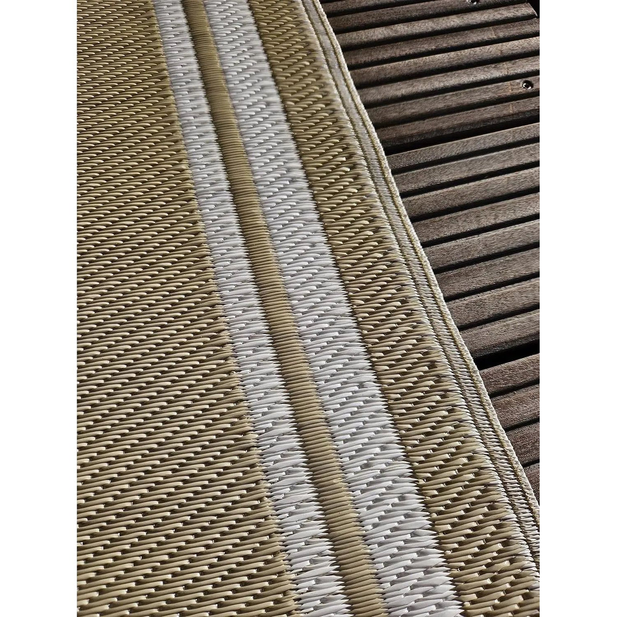 Carpet outdoor balcony carpet outside balcony terrace beige white 150 x 90 cm