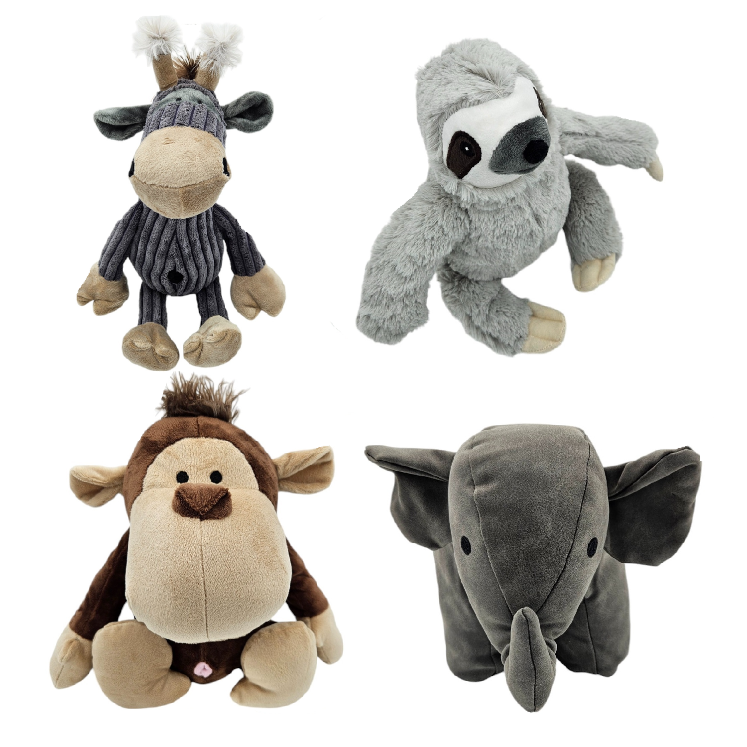 Door stop giraffe sloth elephant monkey animals door buffer cream grey heavy floor