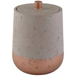 Storage box concrete grey copper bathroom
