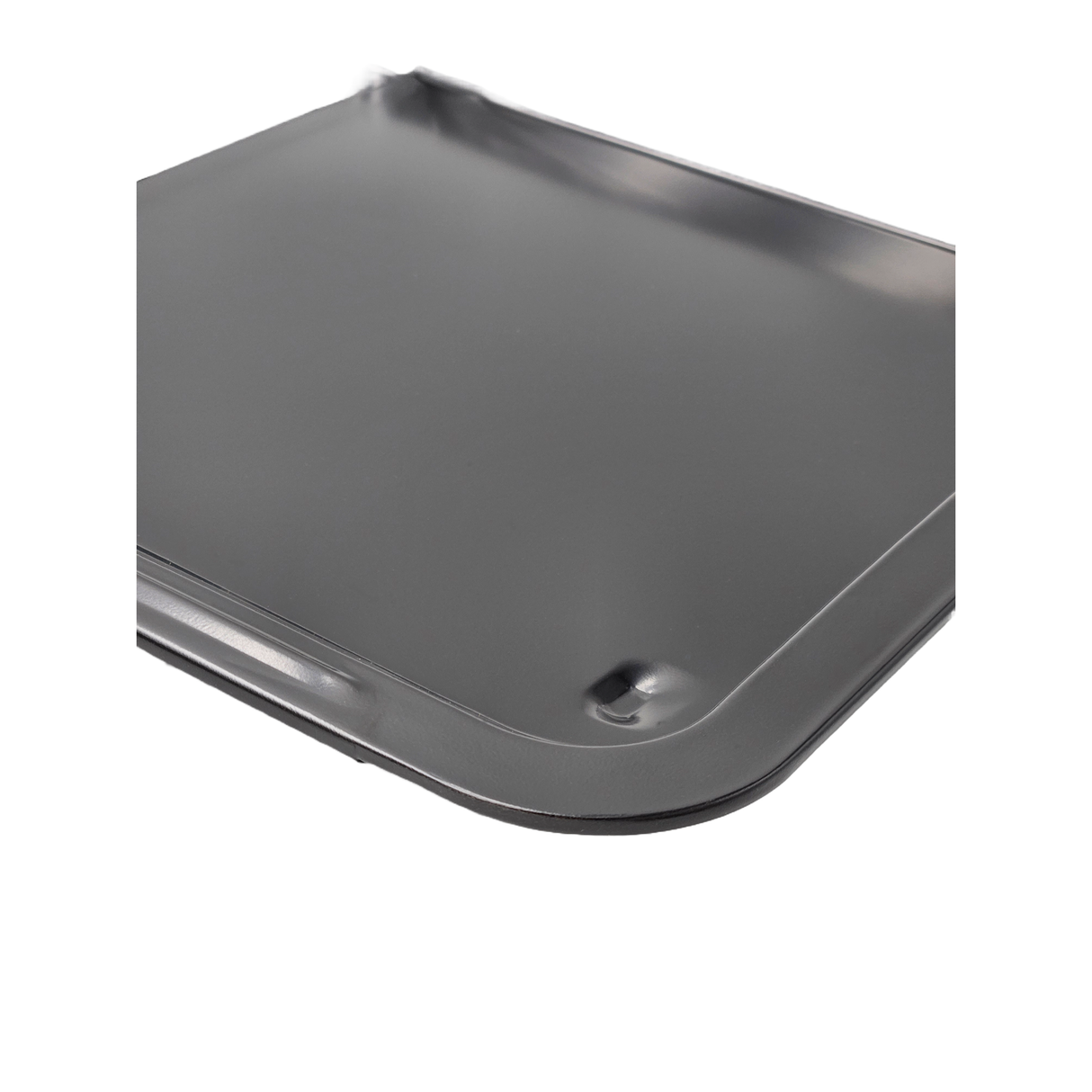 Extendable baking tray, non-stick coated, carbon steel, metal, 33 x 33 - 52 cm, black