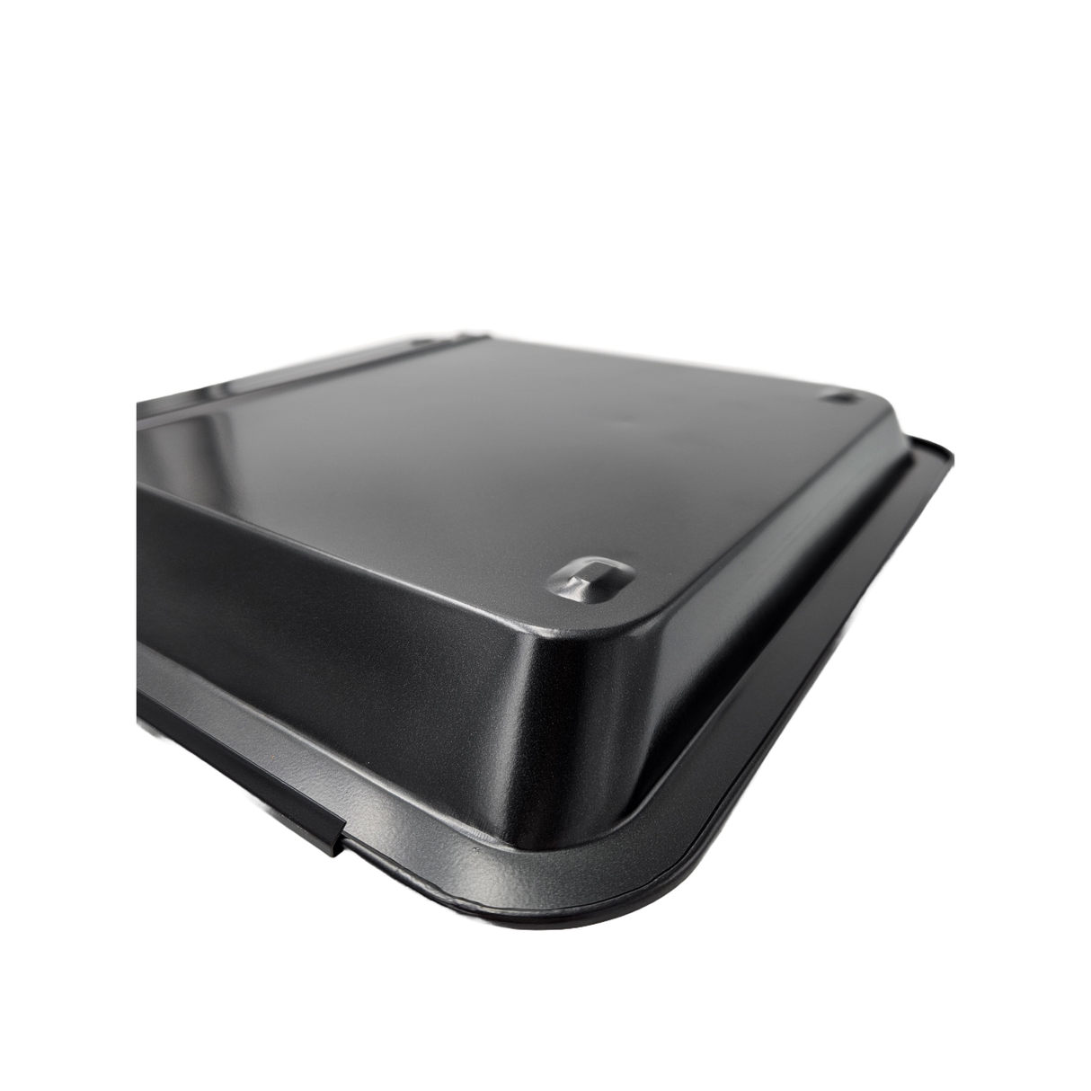 Extendable baking tray, non-stick coated, carbon steel, metal, 33 x 33 - 52 cm, black