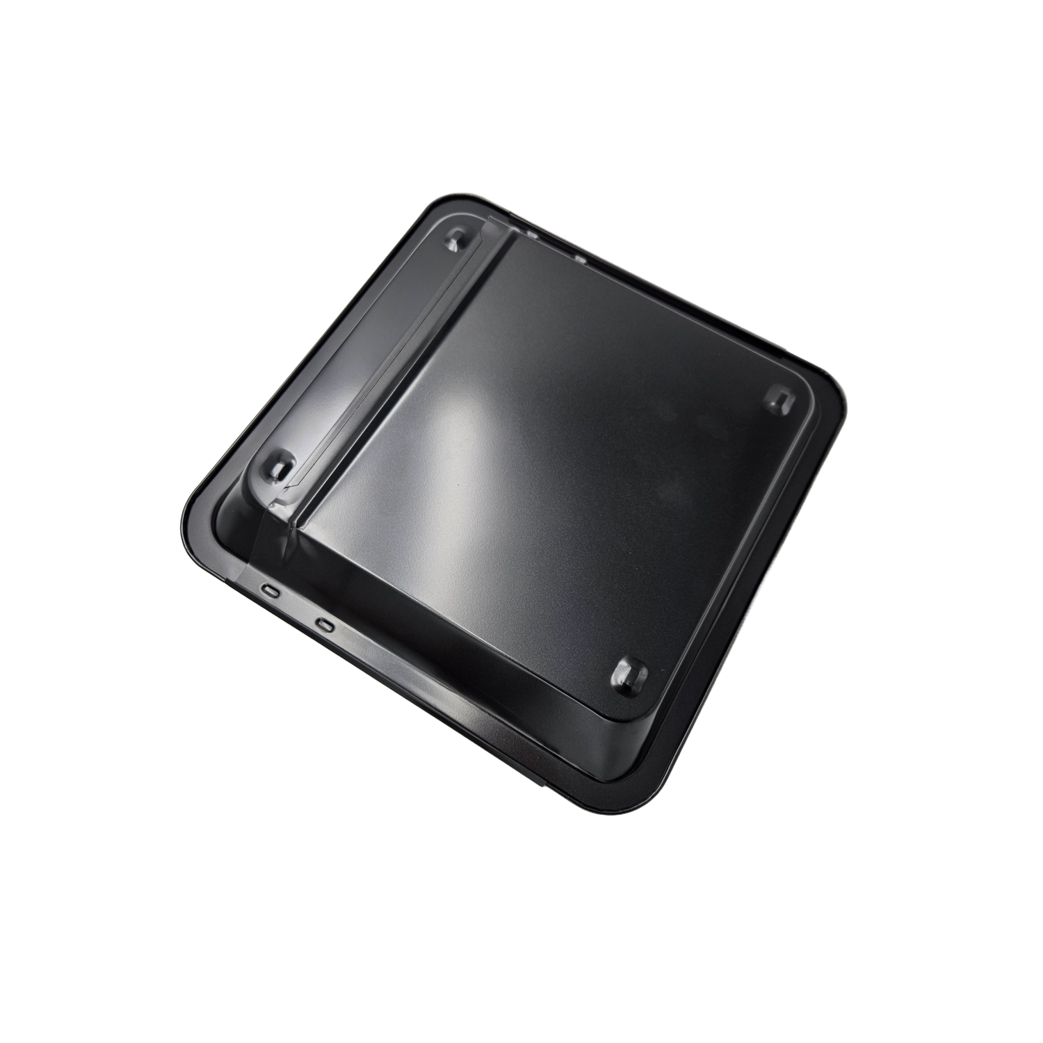 Extendable baking tray, non-stick coated, carbon steel, metal, 33 x 33 - 52 cm, black