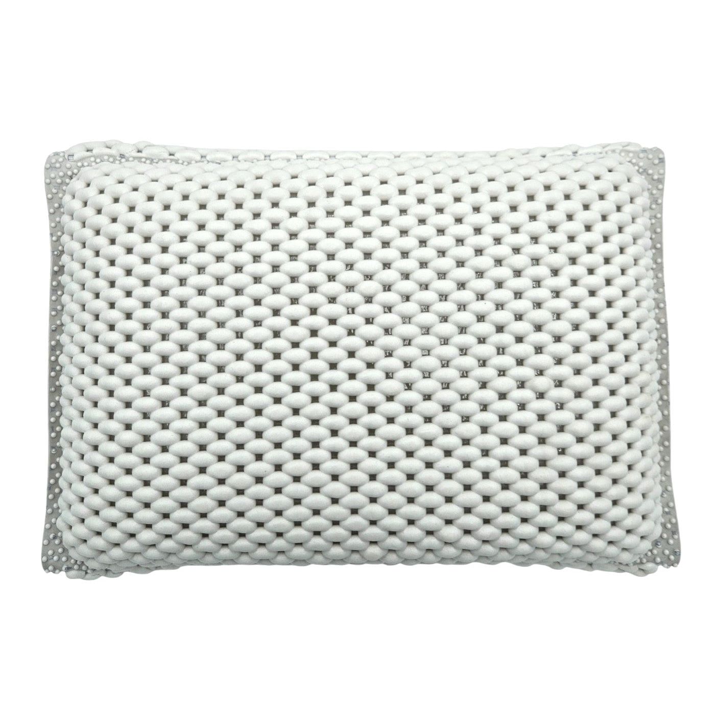 Bath pillow grey white blue bath pillow with suction cups spa bath pillow head pillow