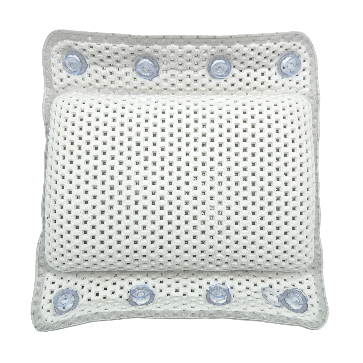 Bath pillow grey white blue bath pillow with suction cups spa bath pillow head pillow