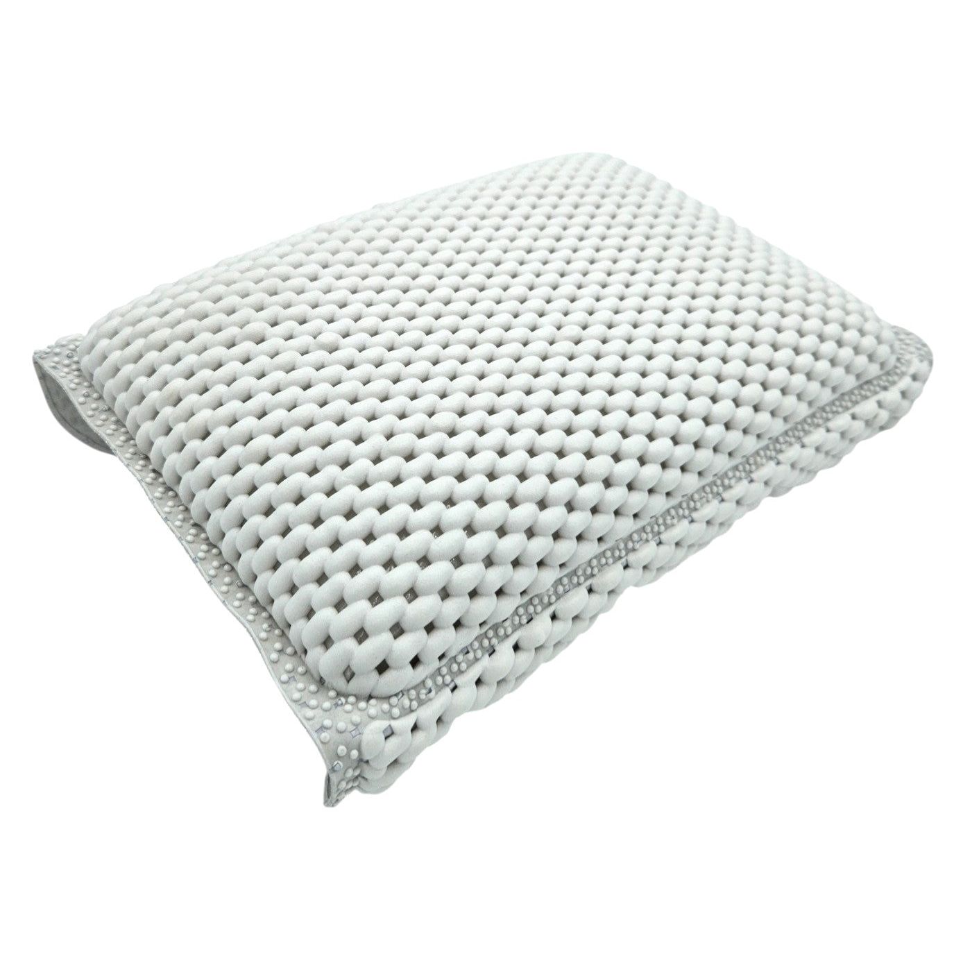 Bath pillow grey white blue bath pillow with suction cups spa bath pillow head pillow