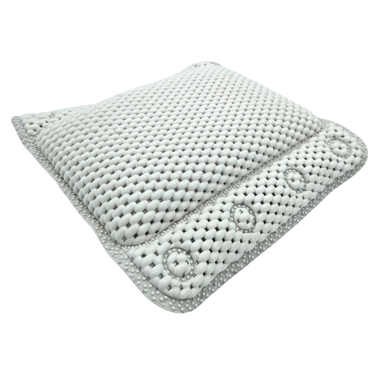 Bath pillow grey white blue bath pillow with suction cups spa bath pillow head pillow
