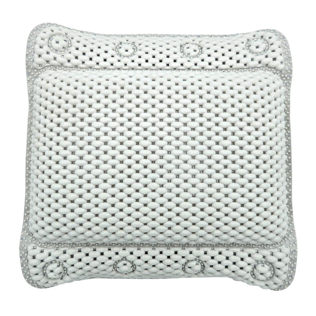 Bath pillow grey white blue bath pillow with suction cups spa bath pillow head pillow