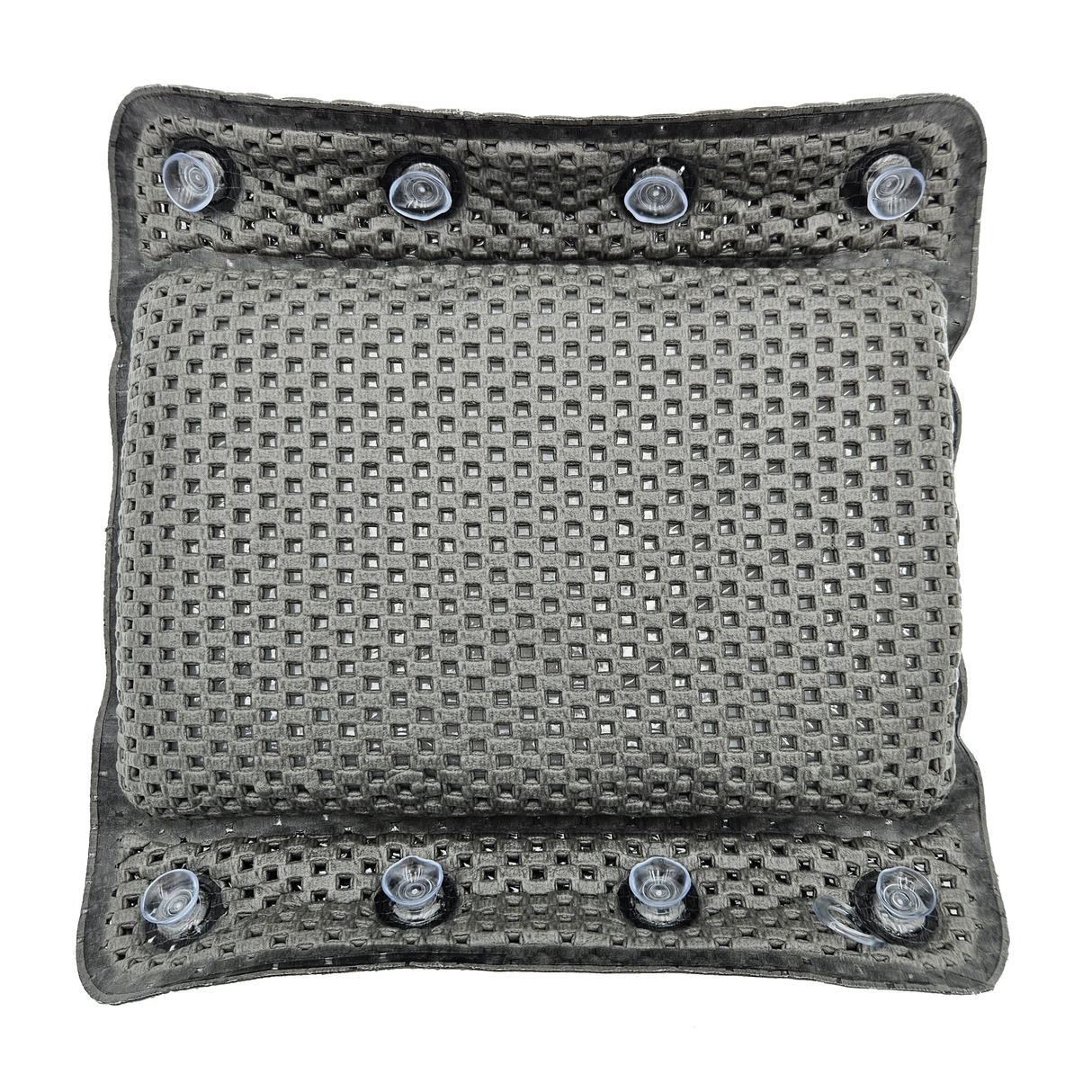 Bath pillow grey white blue bath pillow with suction cups spa bath pillow head pillow