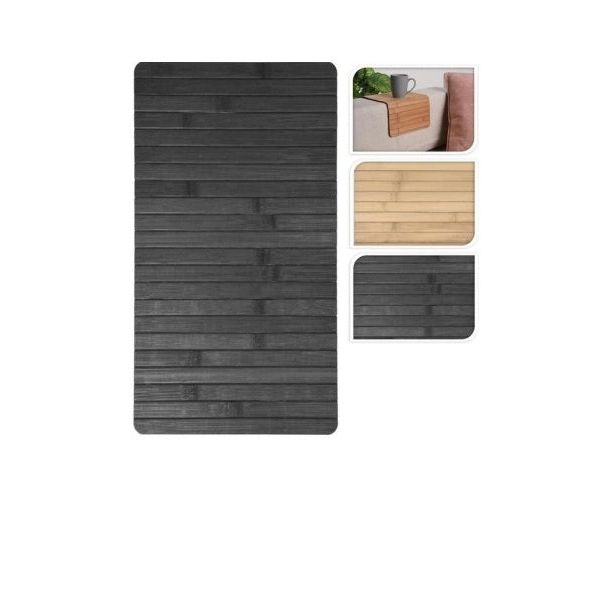 Sofa tray flexible bamboo tray bamboo natural anthracite armrest protector