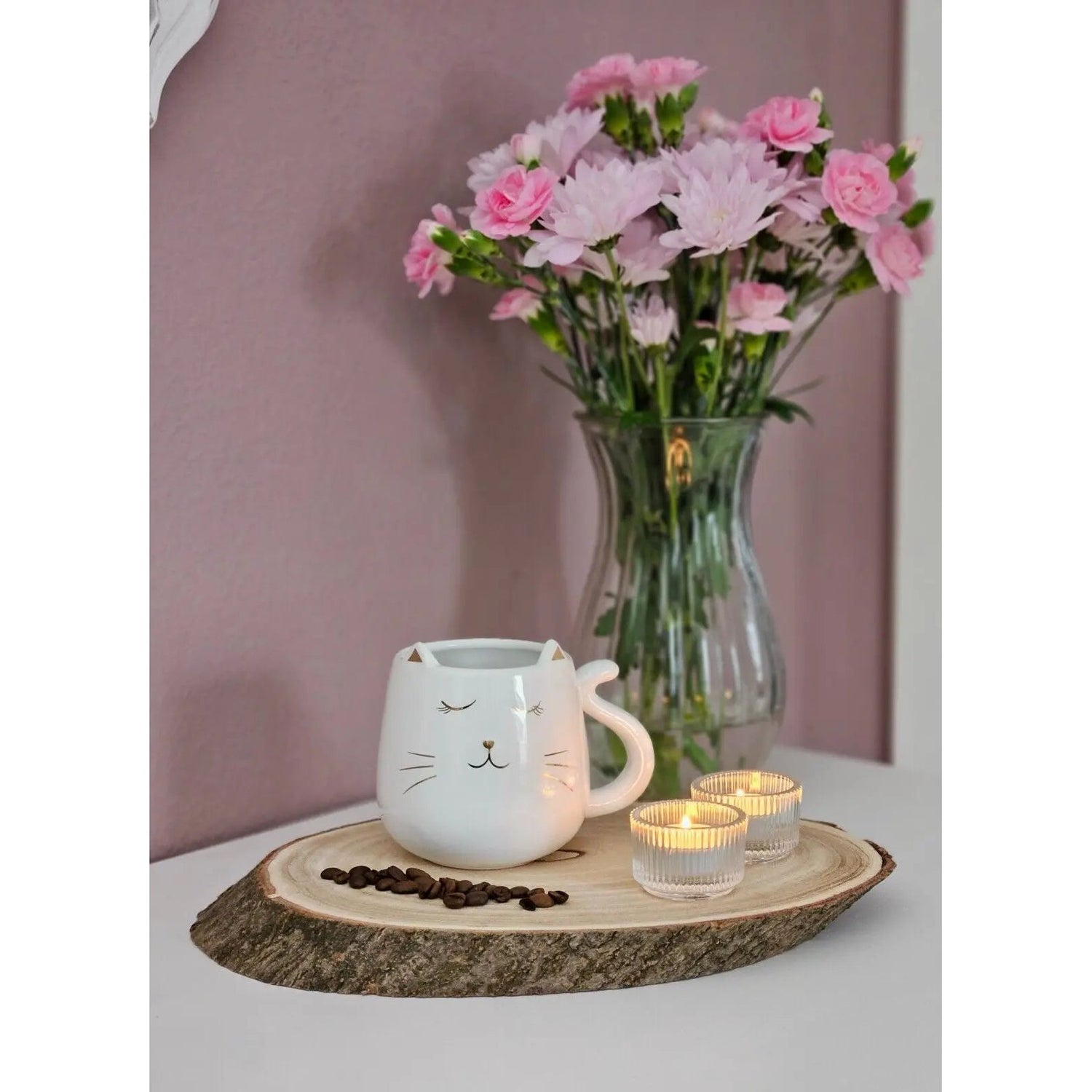 Tree disc board oval wood wooden board decorative board tray wooden disc Ø 20 - 23 cm