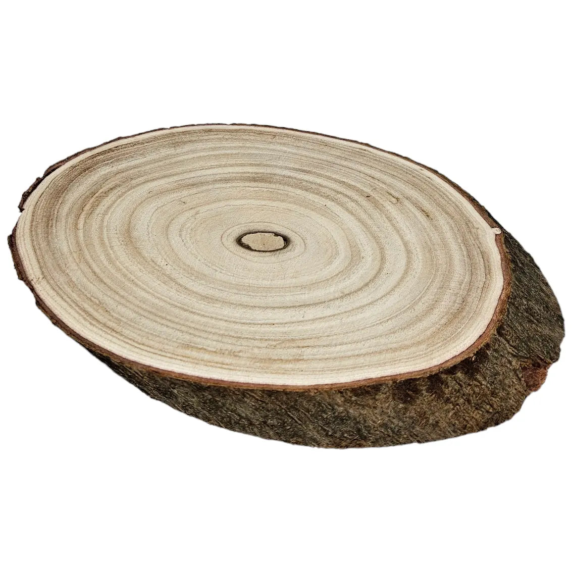 Tree disc board oval wood wooden board decorative board tray wooden disc Ø 20 - 23 cm