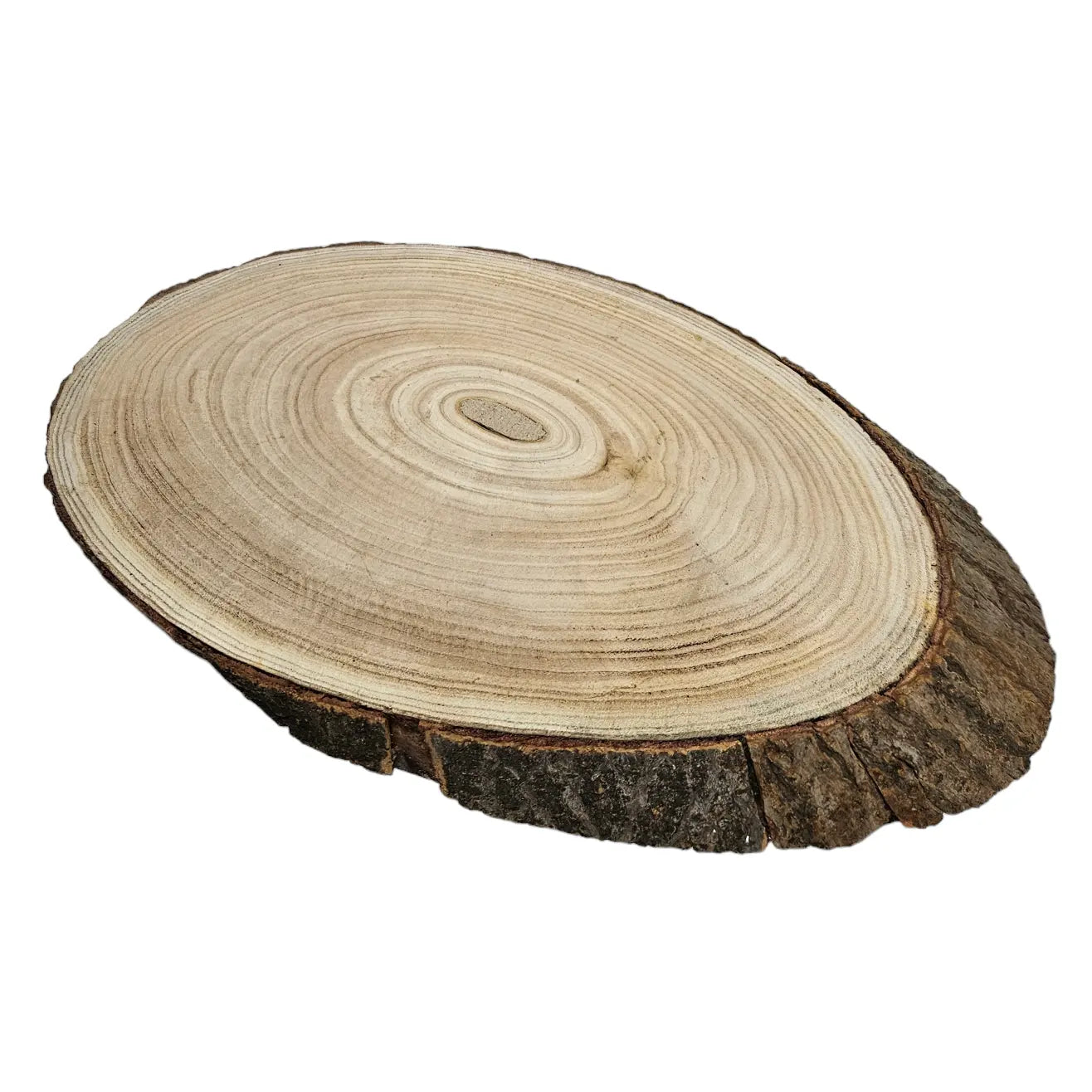 Tree disc board oval wood wooden board decorative board tray wooden disc Ø 20 - 23 cm