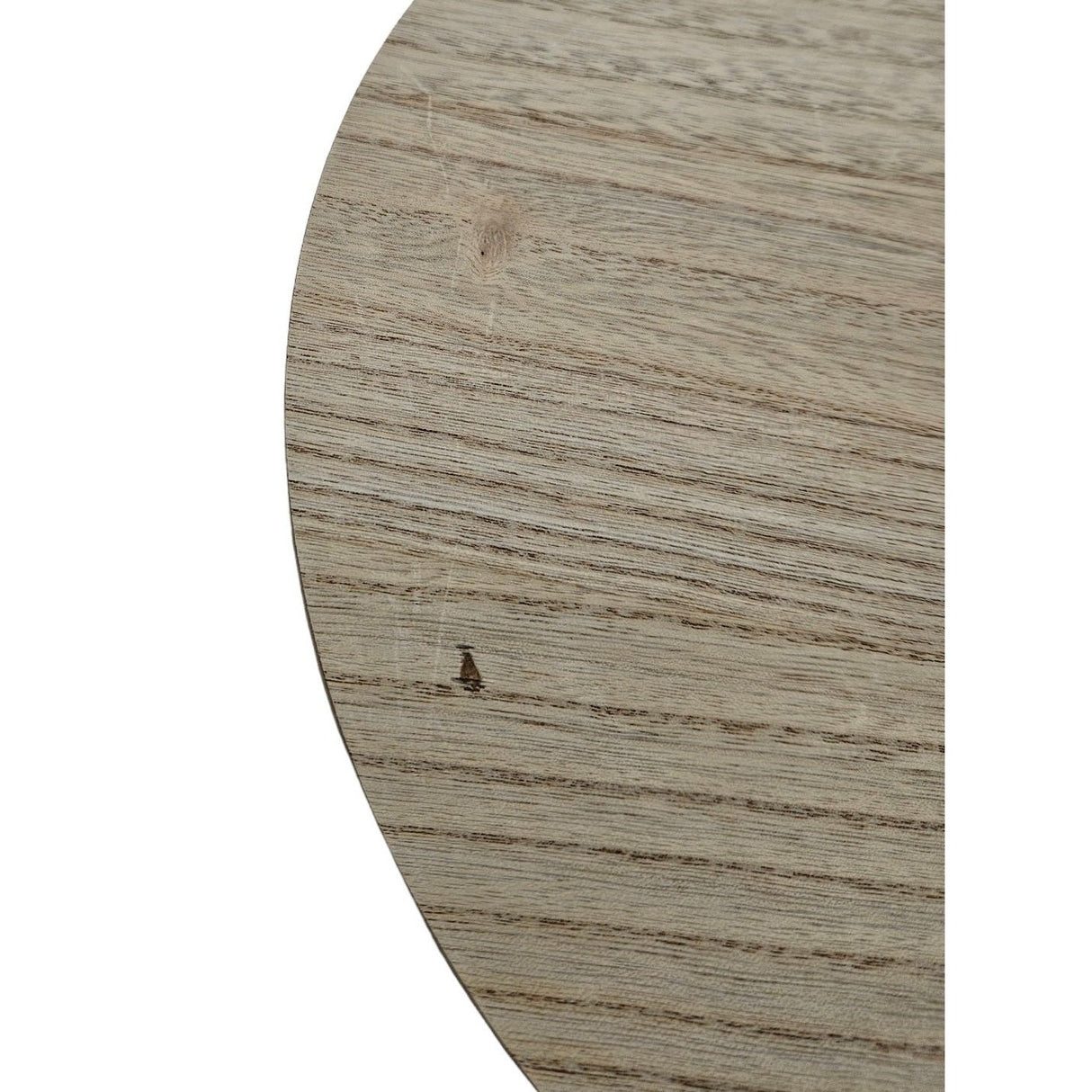 Side table coffee table round wood metal table bedside table wooden table 40cm B-WARE