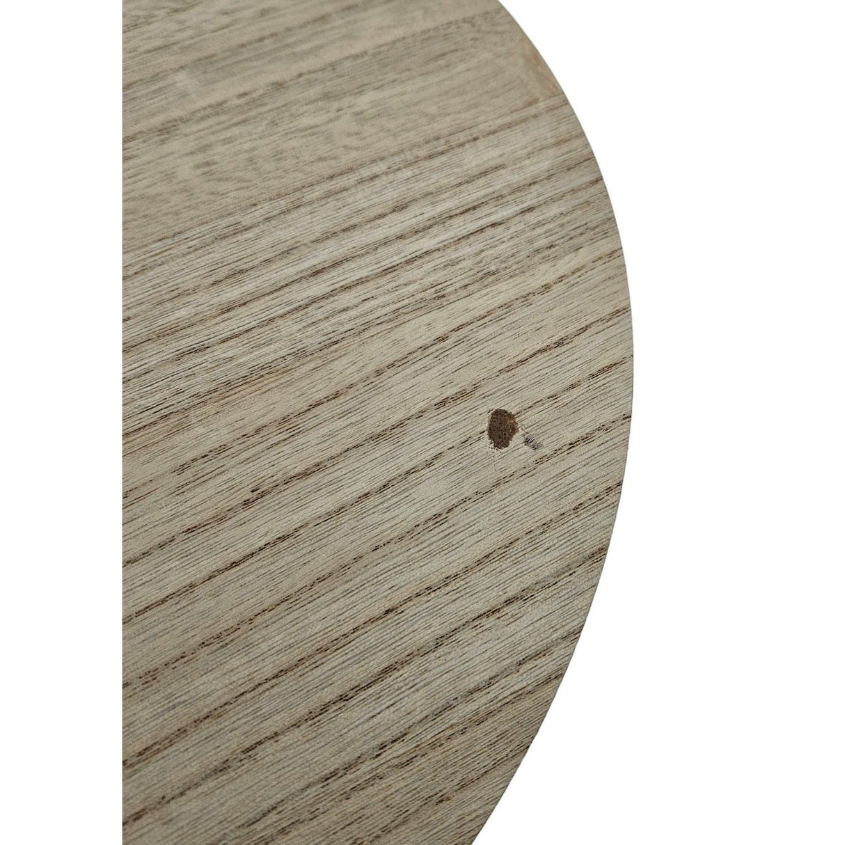 Side table coffee table round wood metal table bedside table wooden table 40cm B-WARE