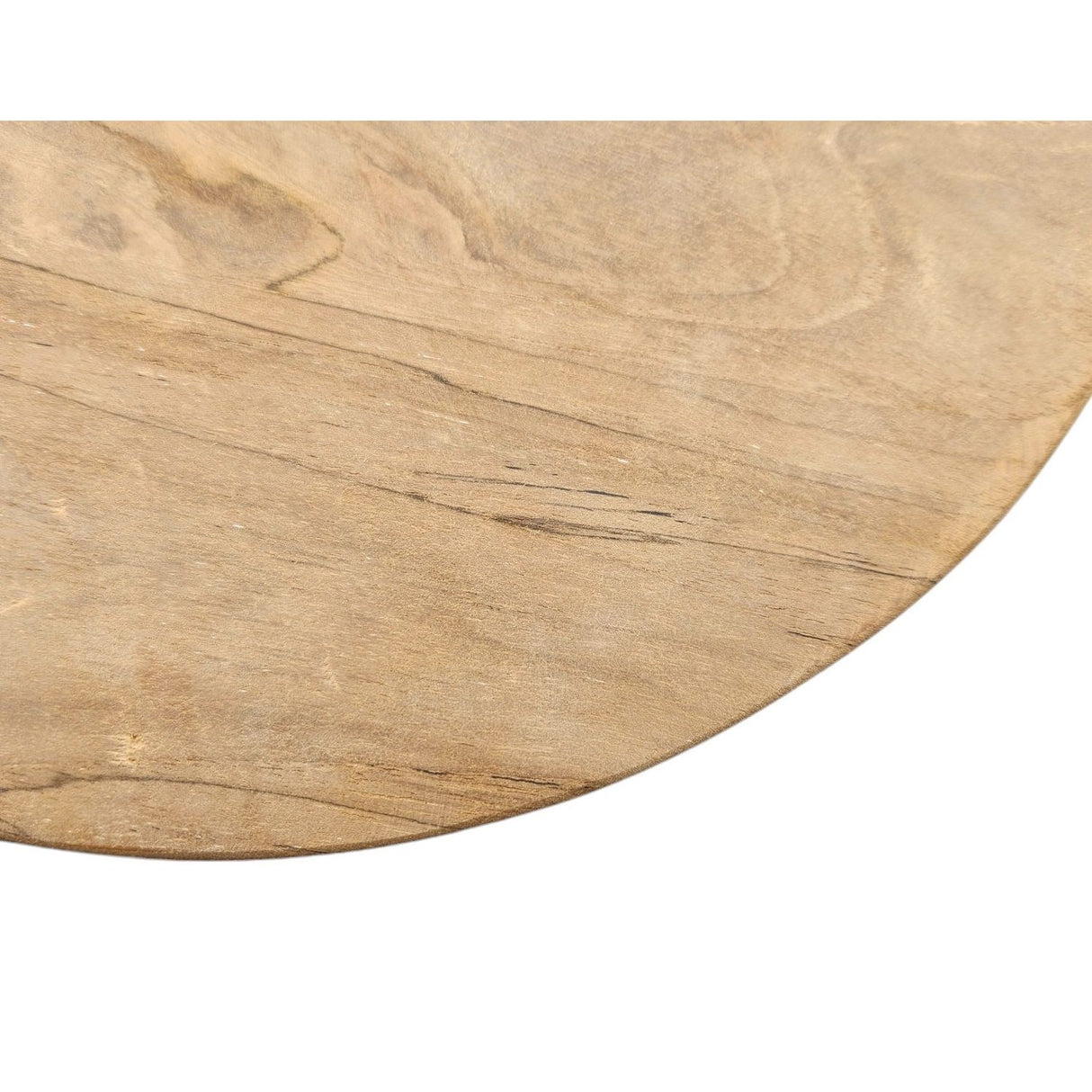 Side table teak wood table natural round decorative table plant table brown wood Ø30cm