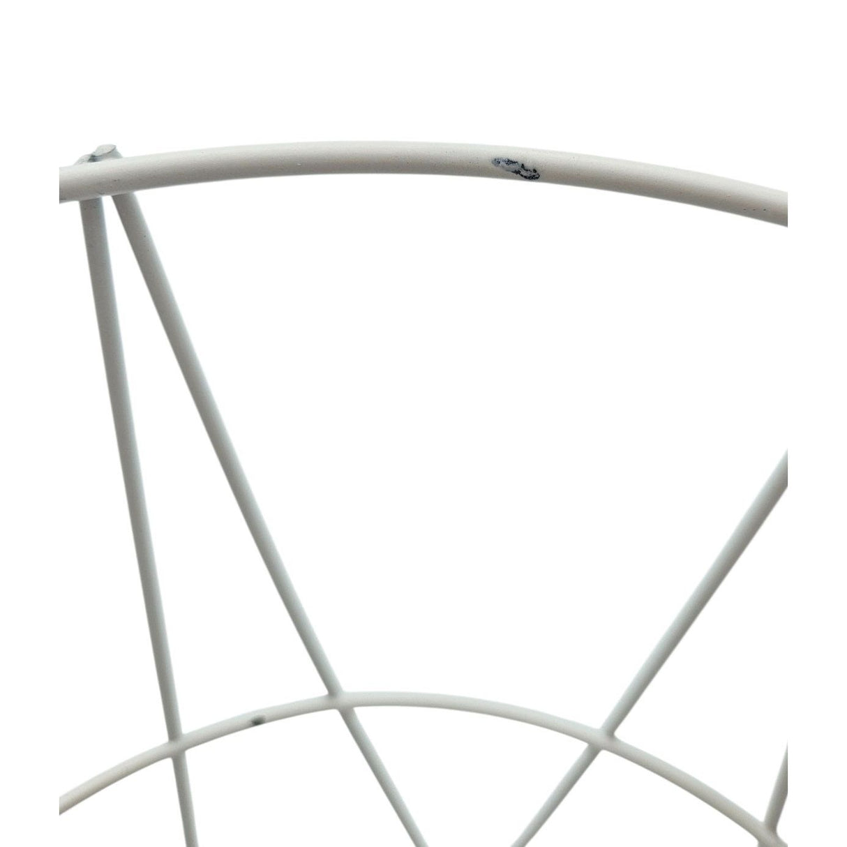 Small side table storage basket mini table basket with lid round white