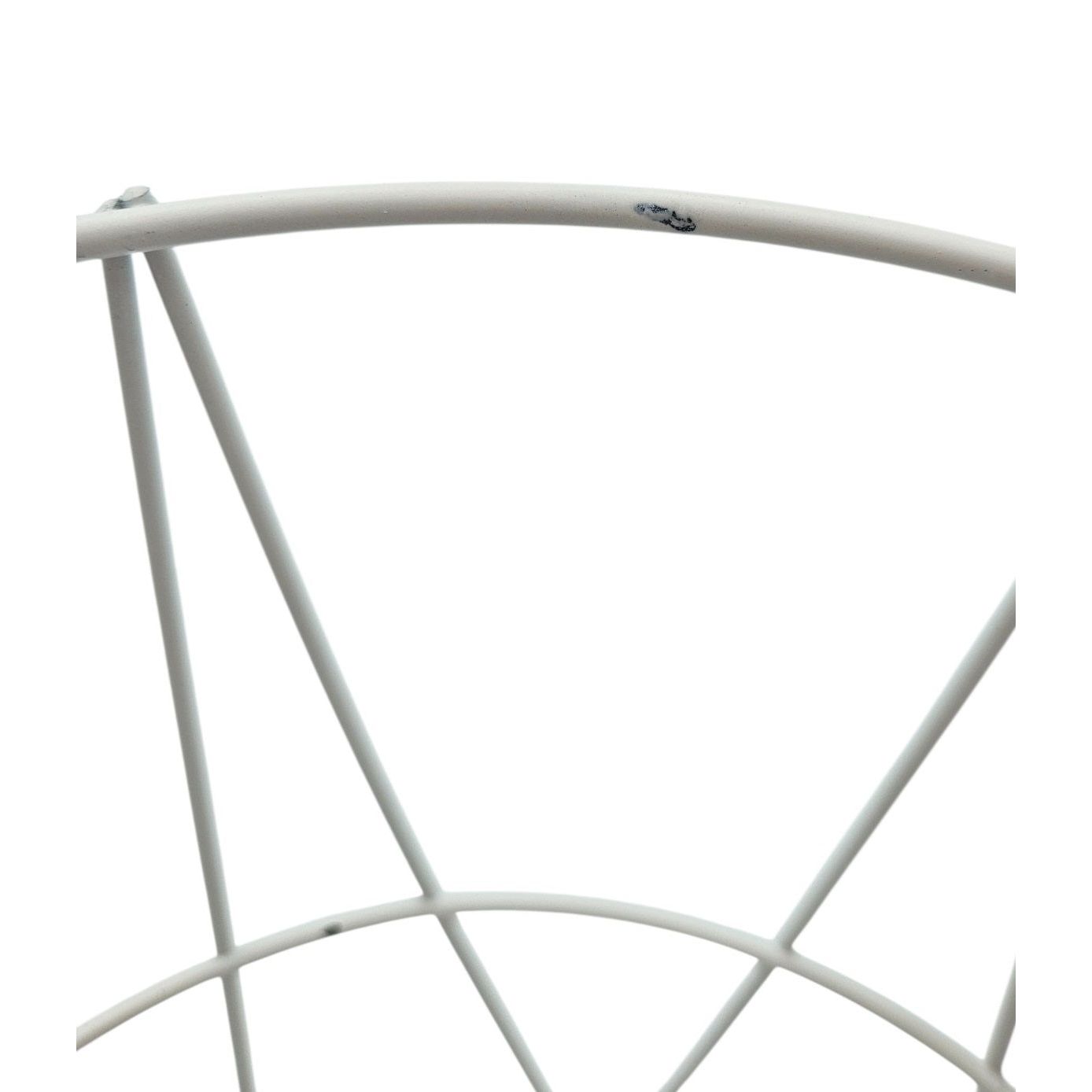 Small side table storage basket mini table basket with lid round white