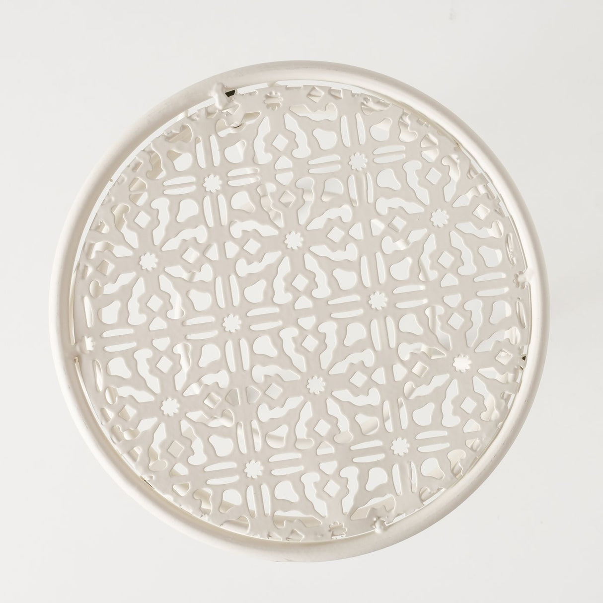 High side table white metal telephone table plant table flower stand table