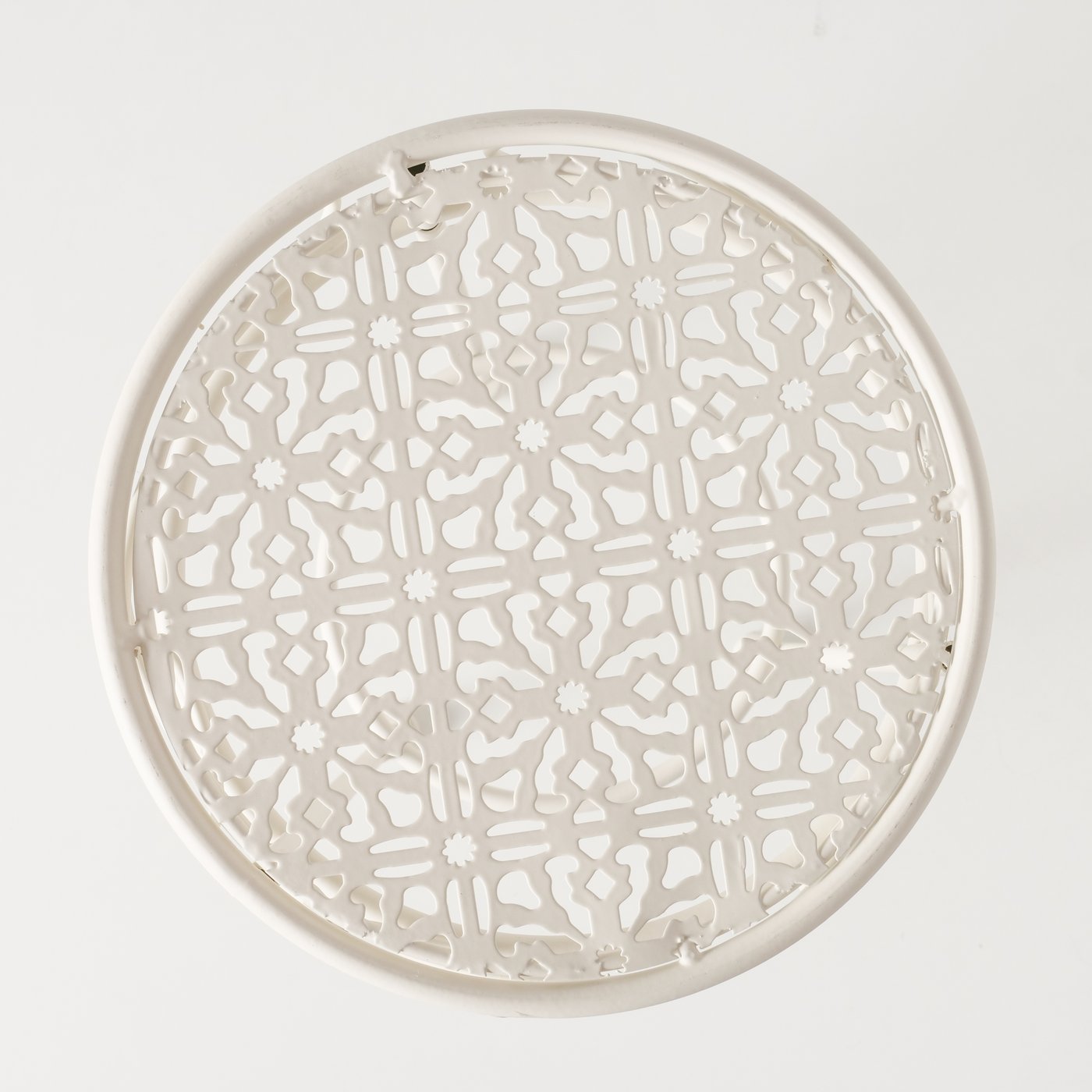 High side table white metal telephone table plant table flower stand table