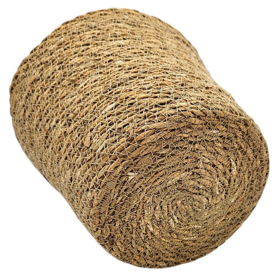 Flowerpot plant pot plant basket basket planter seagrass brown round medium Ø 23 cm