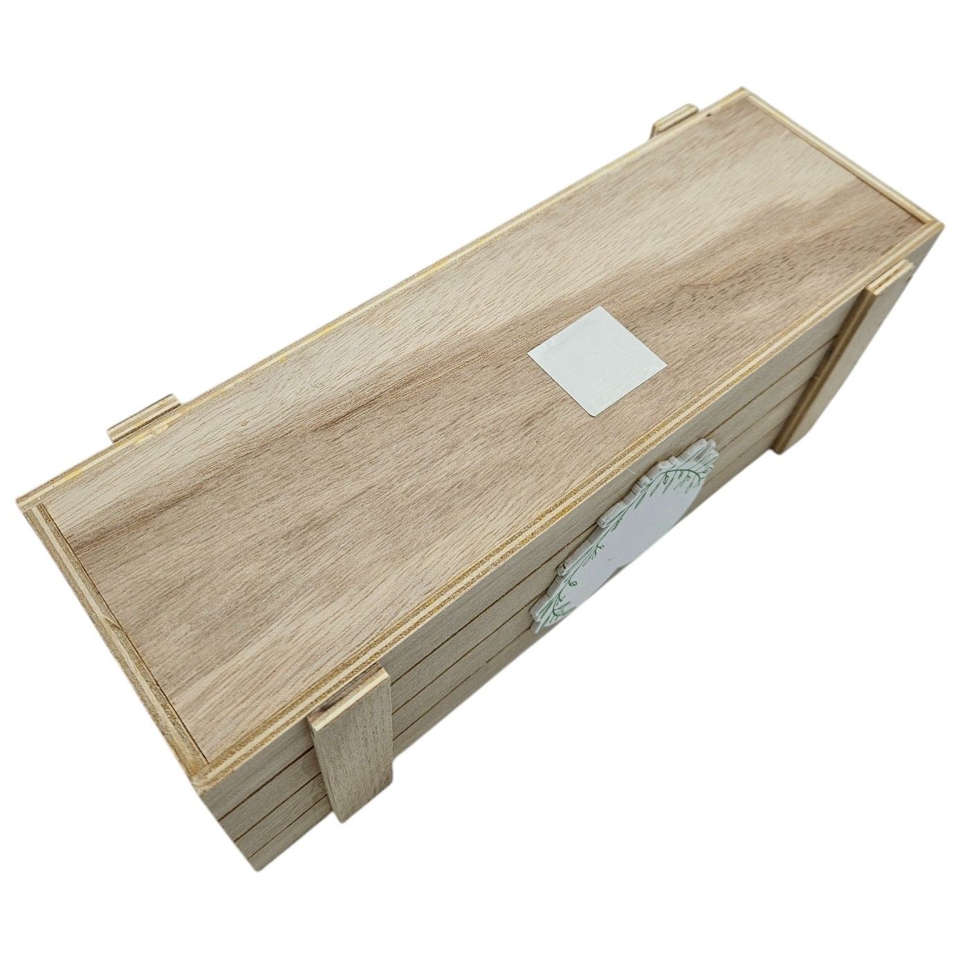 Storage box crate wood brown square heart kitchen storage decorative box natural