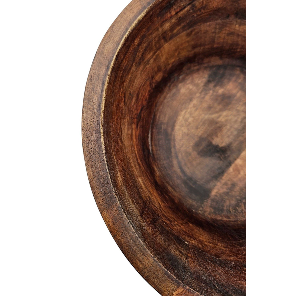 Wooden bowl Mango wood bowl Decorative bowl Bread bowl Mango wood Ø 30 x height 9.5 cm