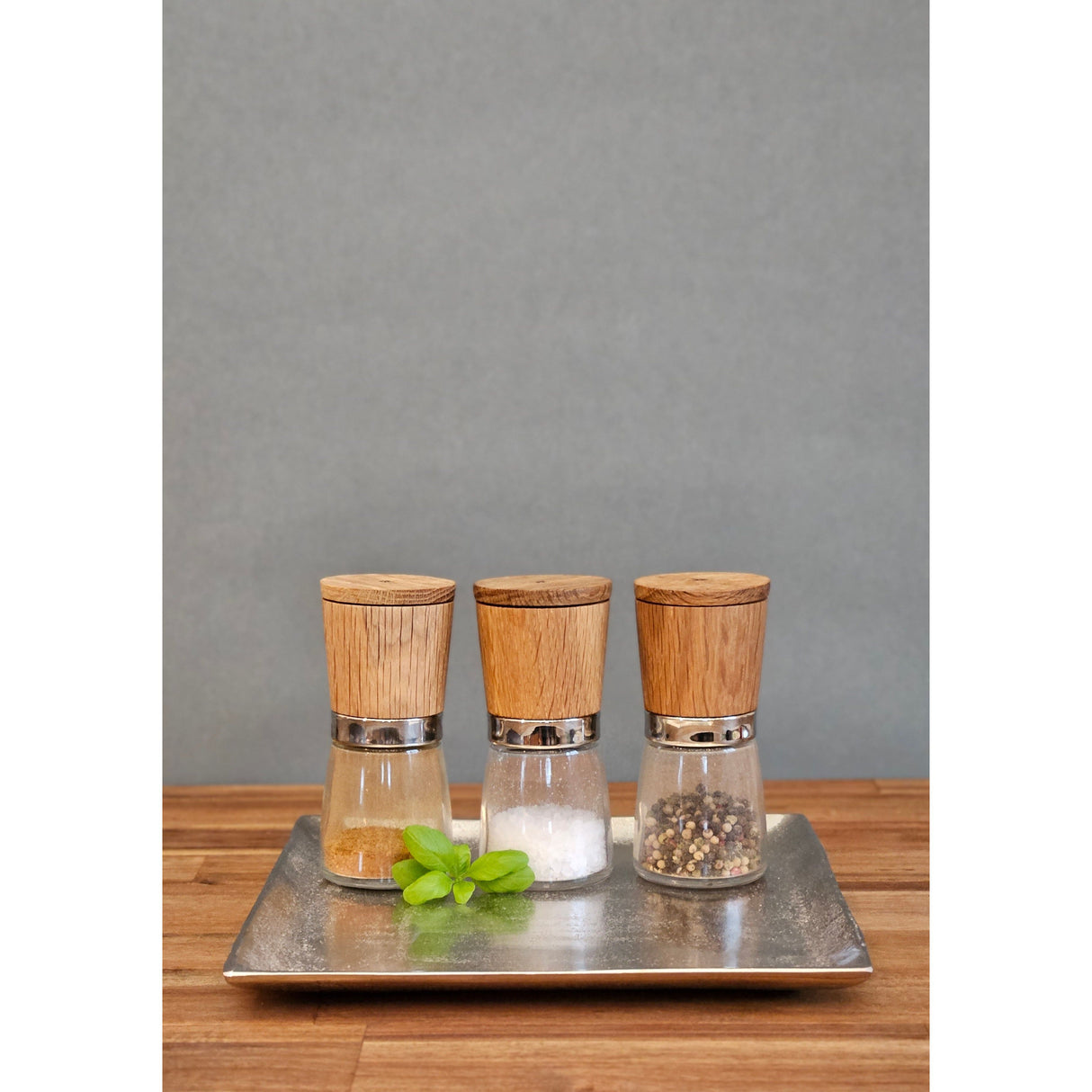 Decorative bowl decorative plate metal candle tray 25x25 cm tray silver square